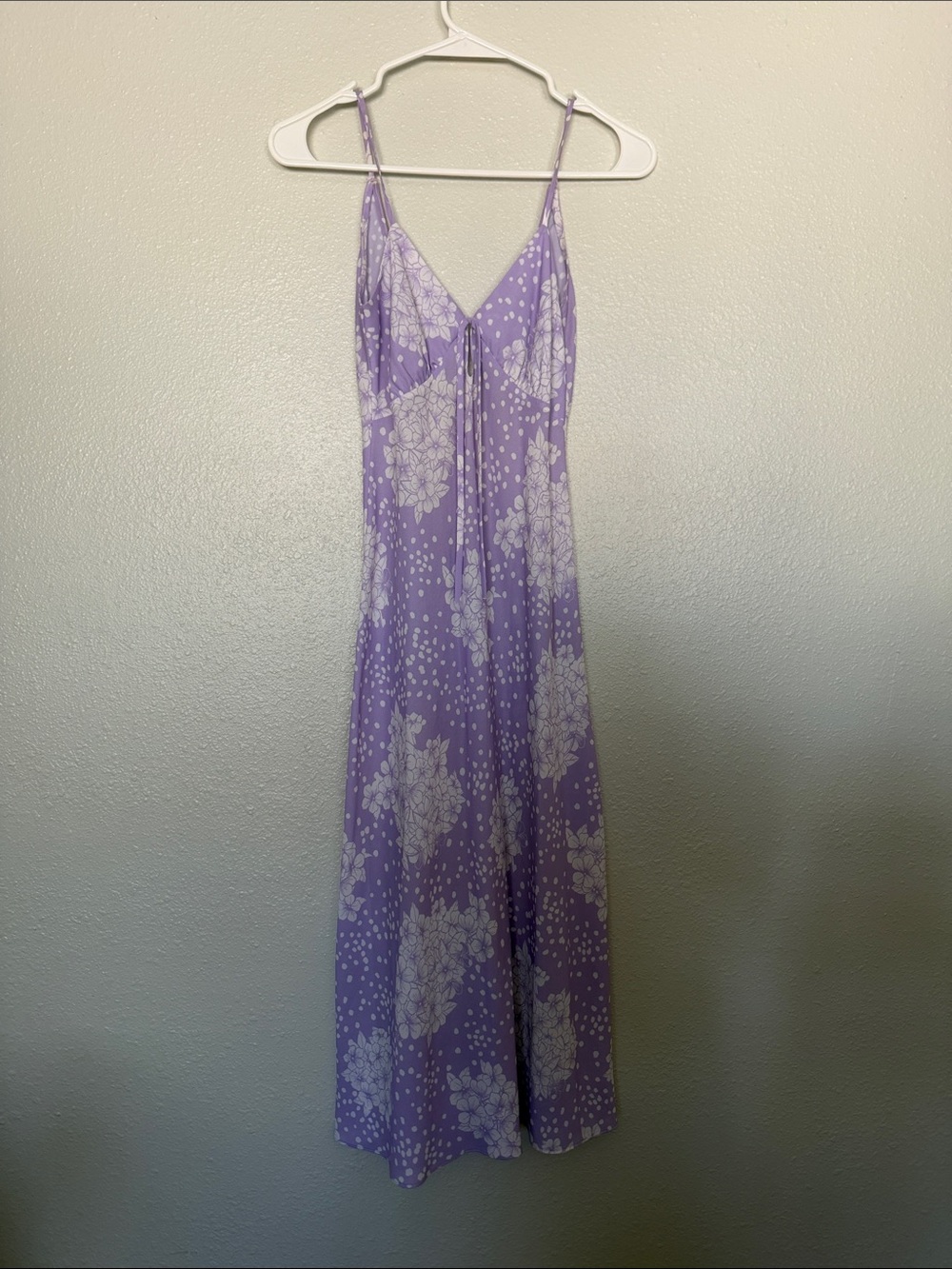 Revolve Endless Summer Suki Lavender Floral Slip Dress